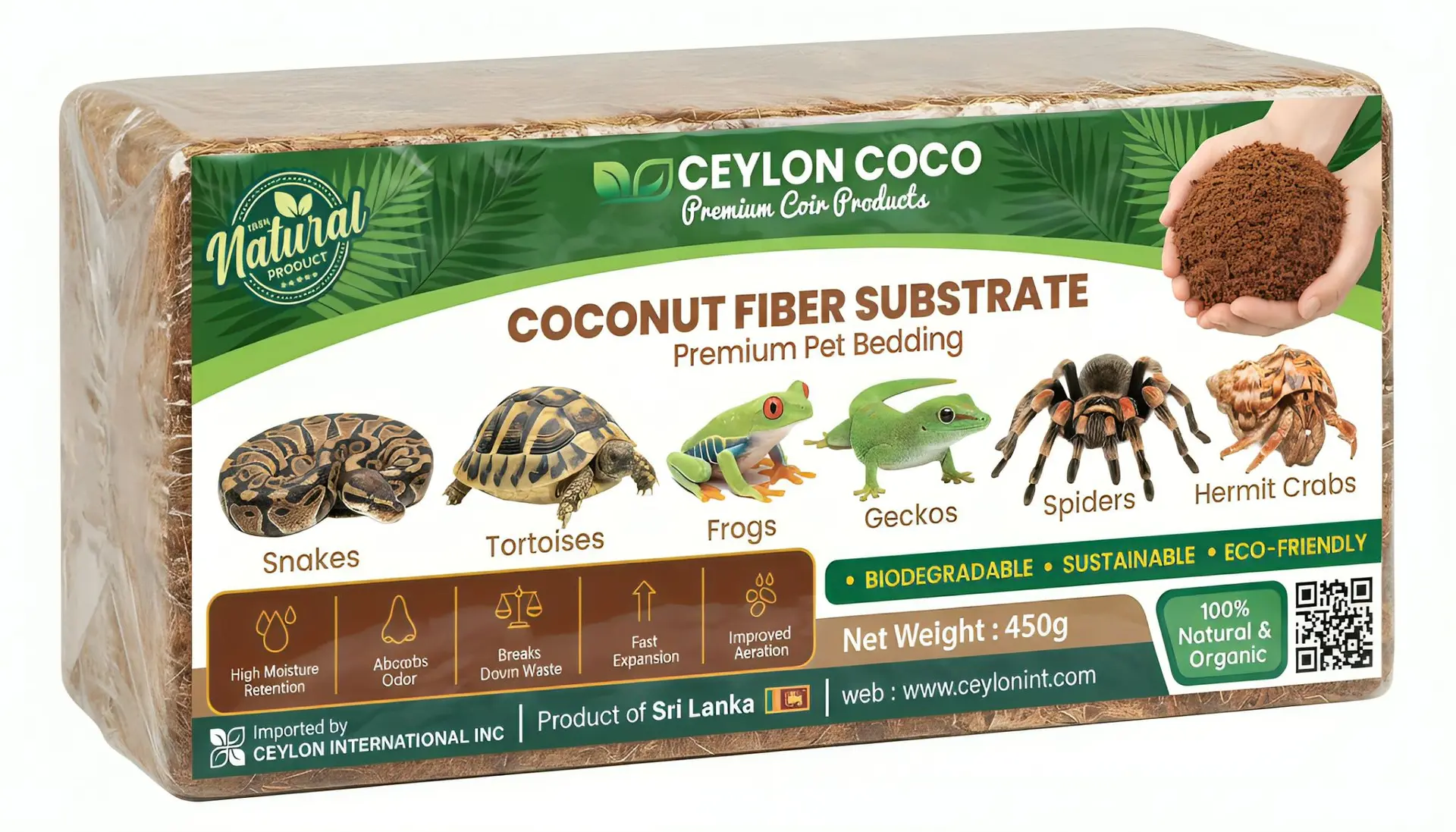 Bundled coir pith material made from coconut husk fibre