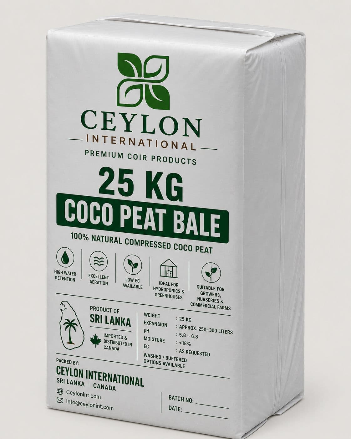 25 kg Coco Peat Bale